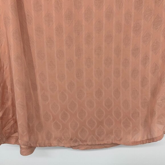 Monsoon Top Linen Blend Pink Sleeveless V Neck Patterned NWT - Picture 3 of 9